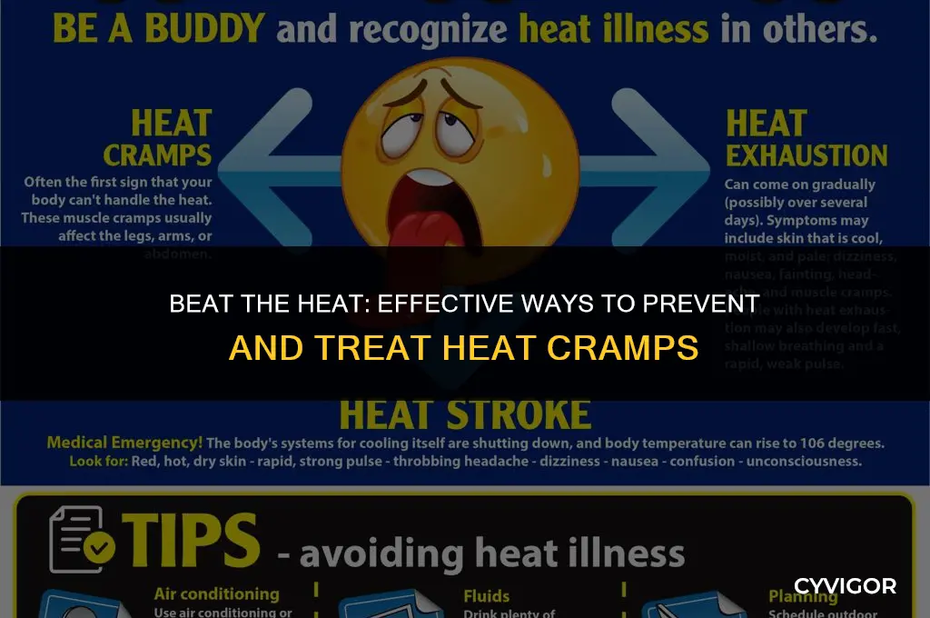 how to get rid of heat cramps