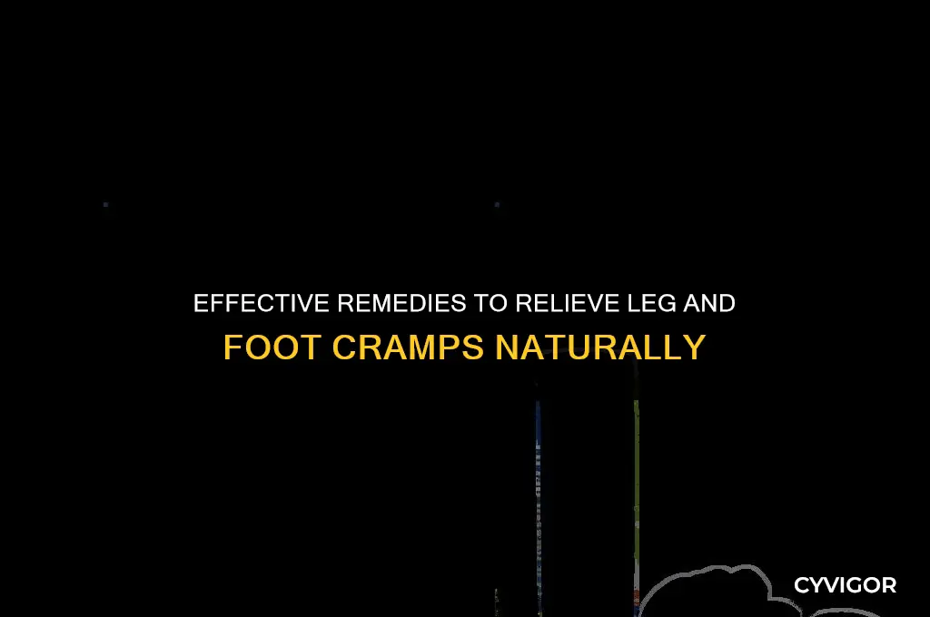 how to get rid of leg and foot cramps