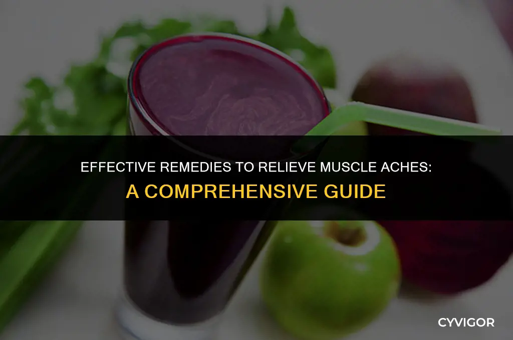how to get rid of muscle aches