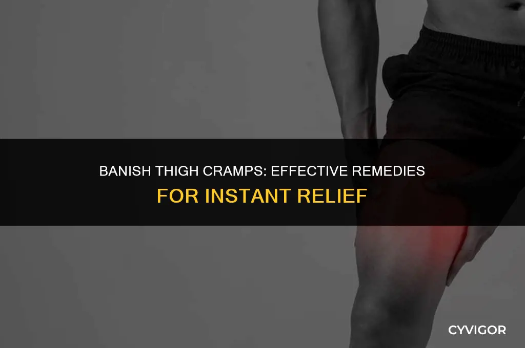 how to get rid of muscle cramps in your thighs