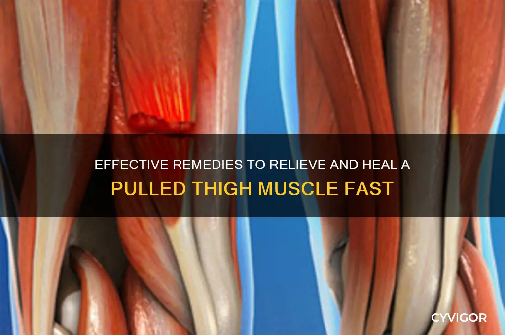 how to get rid of muscle pull in thigh