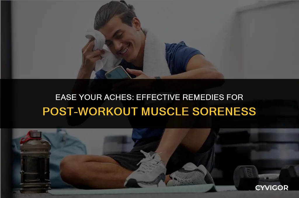 how to get rid of muscle soreness after exercise