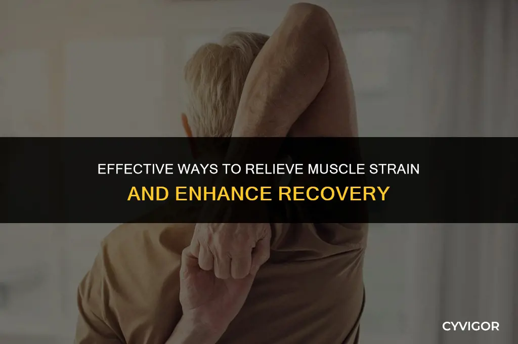 how to get rid of muscle strain