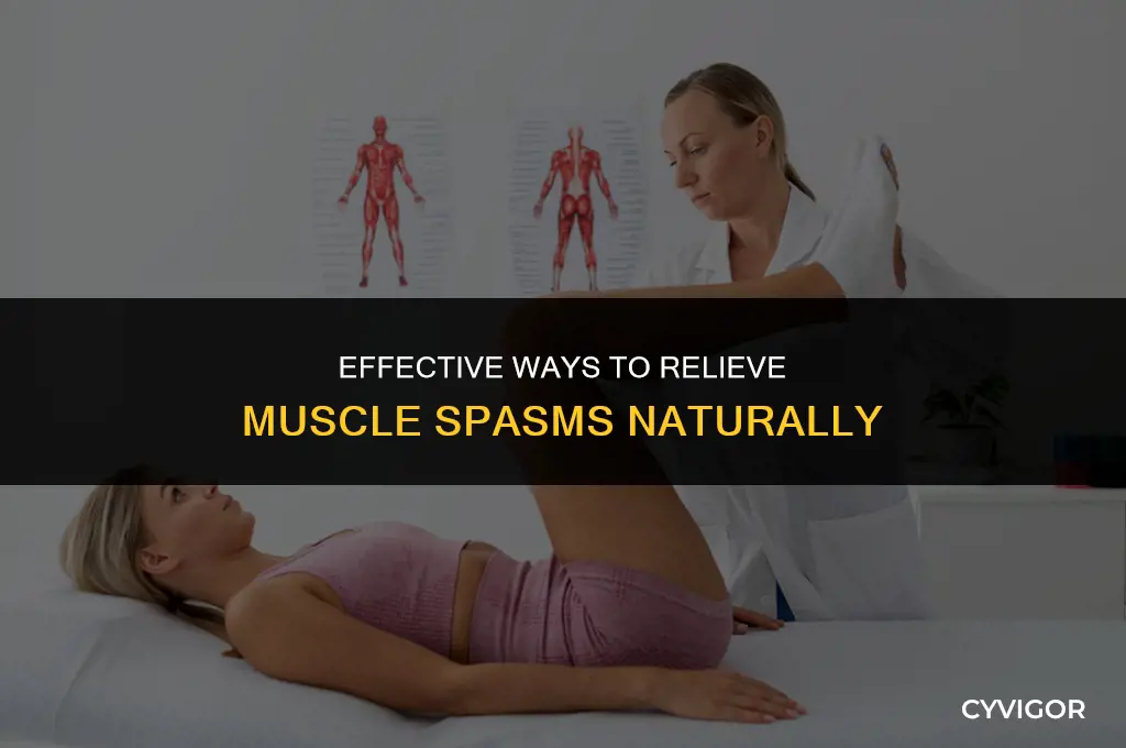 how to get rid of spasms