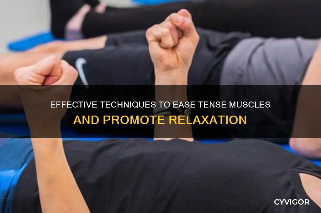 how to get tense muscles to relax