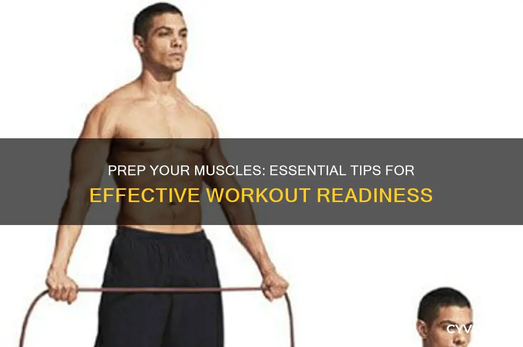 how to get your muscles ready for working out
