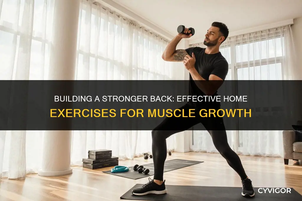 how to grow back muscles at home