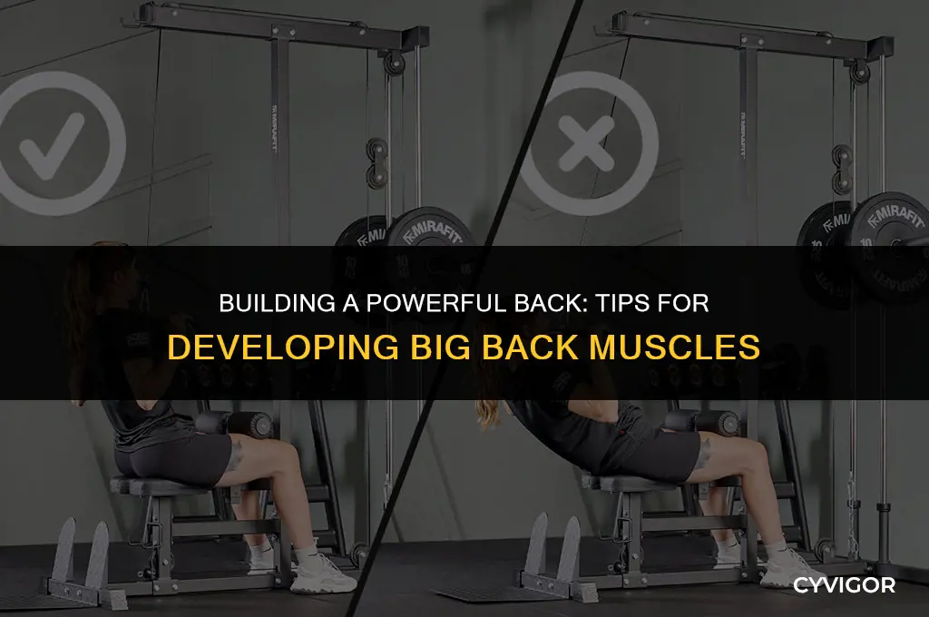 how to grow big back muscles