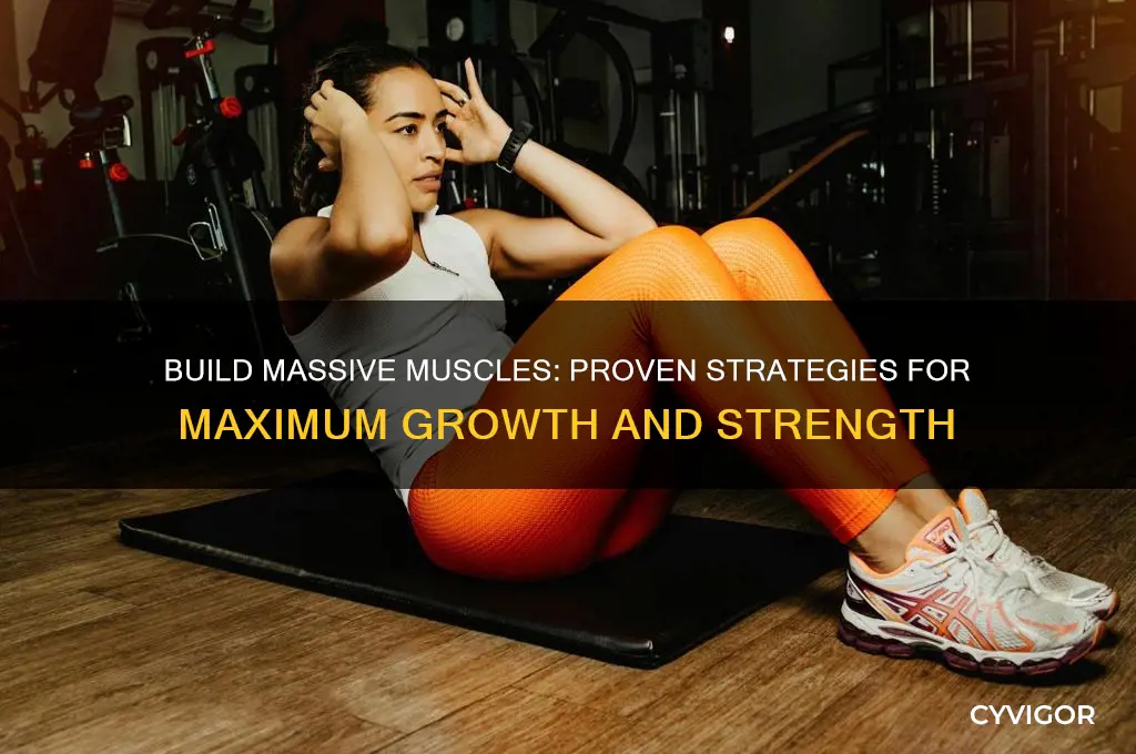 how to grow big muscles