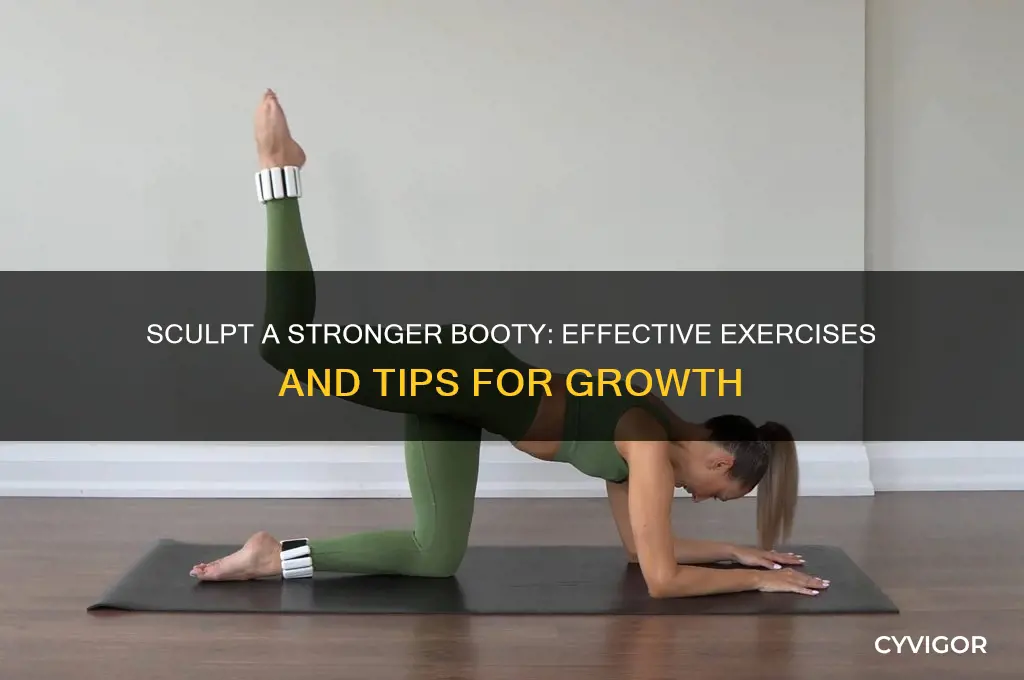 how to grow booty muscle