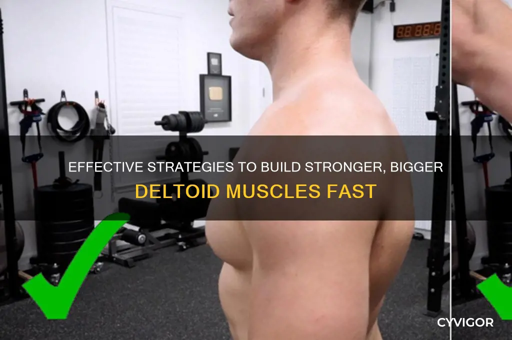 how to grow deltoid muscle