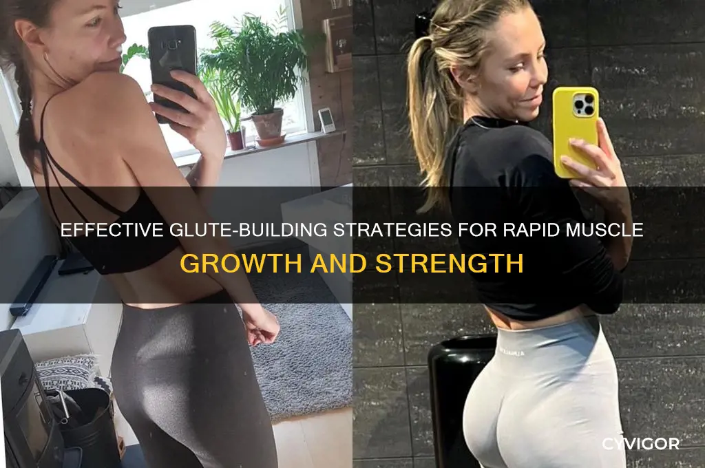 how to grow glute muscles fast