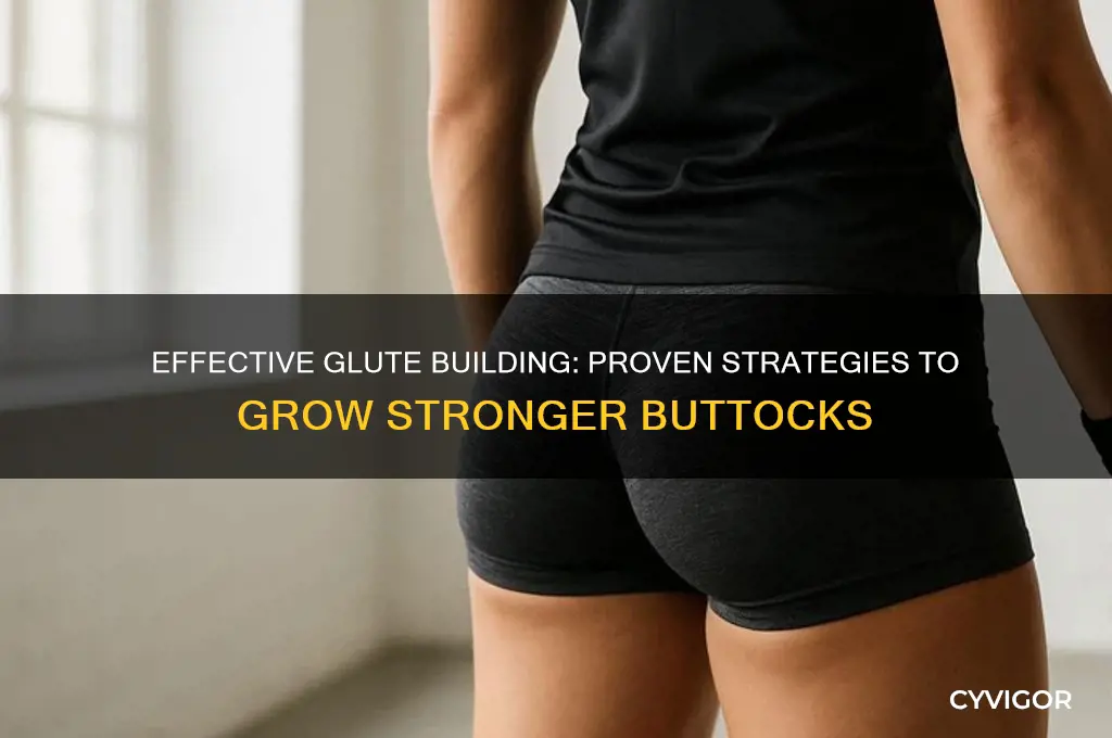how to grow glute muscles