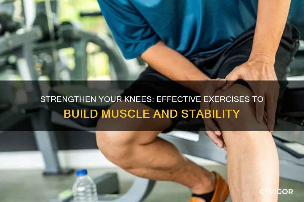 how to grow knee muscles