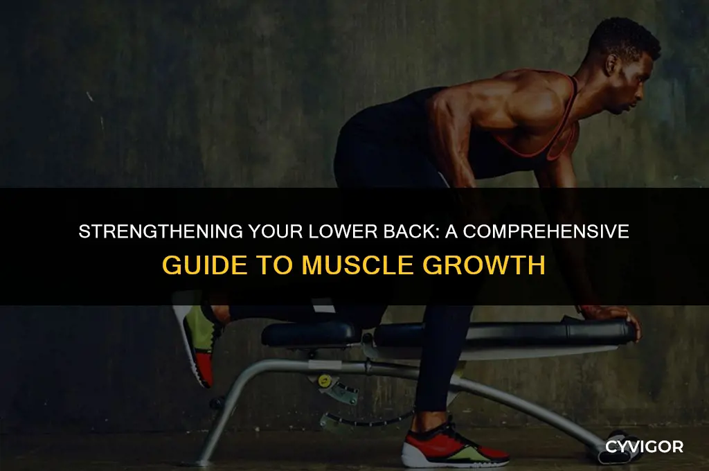 how to grow lower back muscle