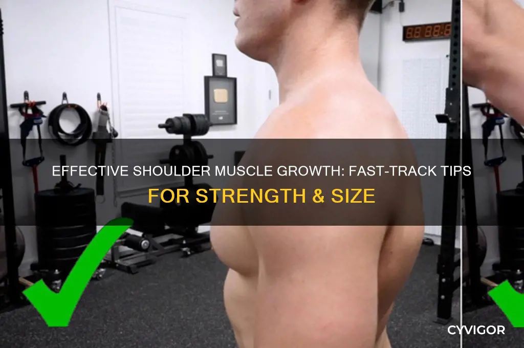 how to grow shoulder muscles fast