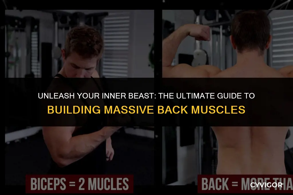 how to have huge back muscles
