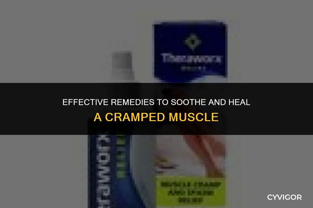 how to heal a cramped muscle