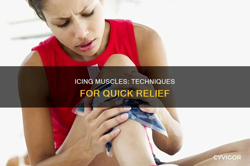 how to ice a muscle