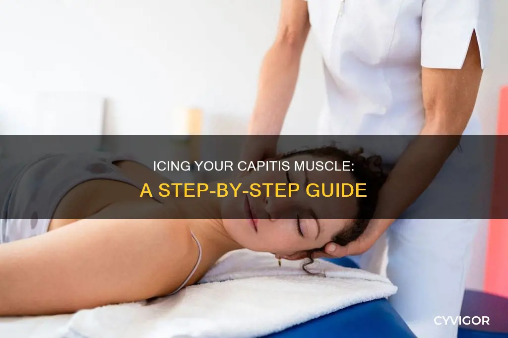 how to ice capitis muscle