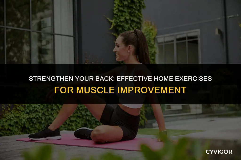 how to improve back muscles at home