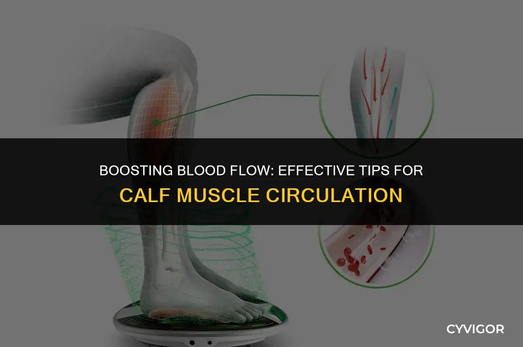 how to improve blood circulation in calf muscles
