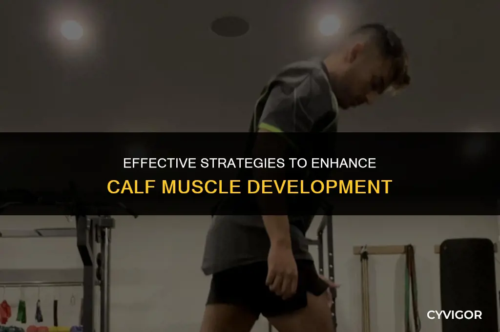 how to improve calf muscle size