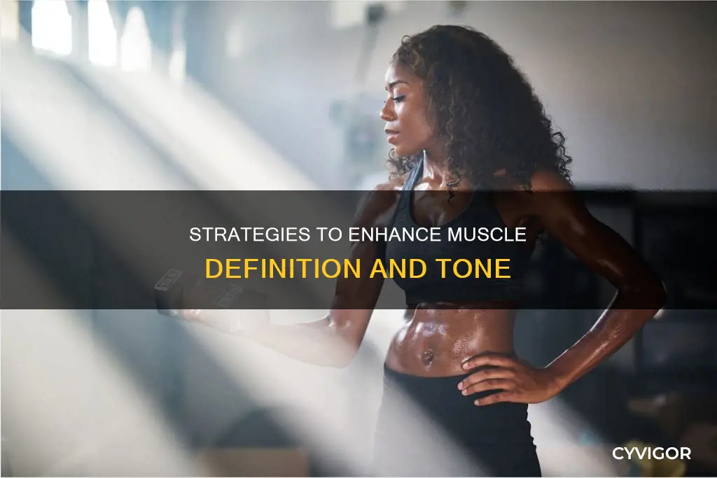 how to improve muscle defintion