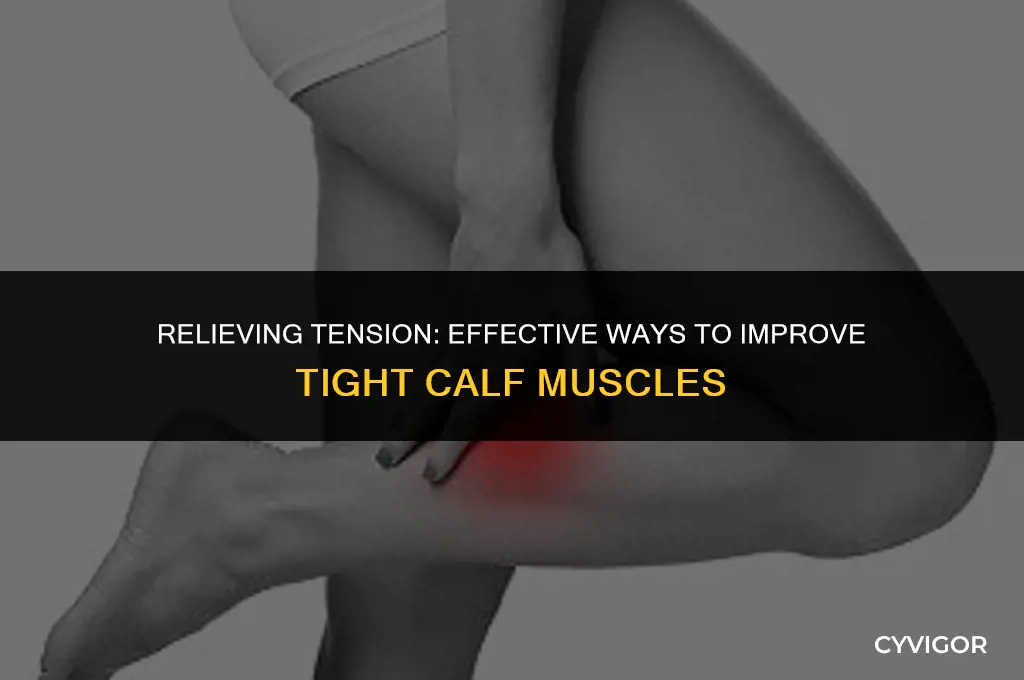 how to improve tight calf muscles