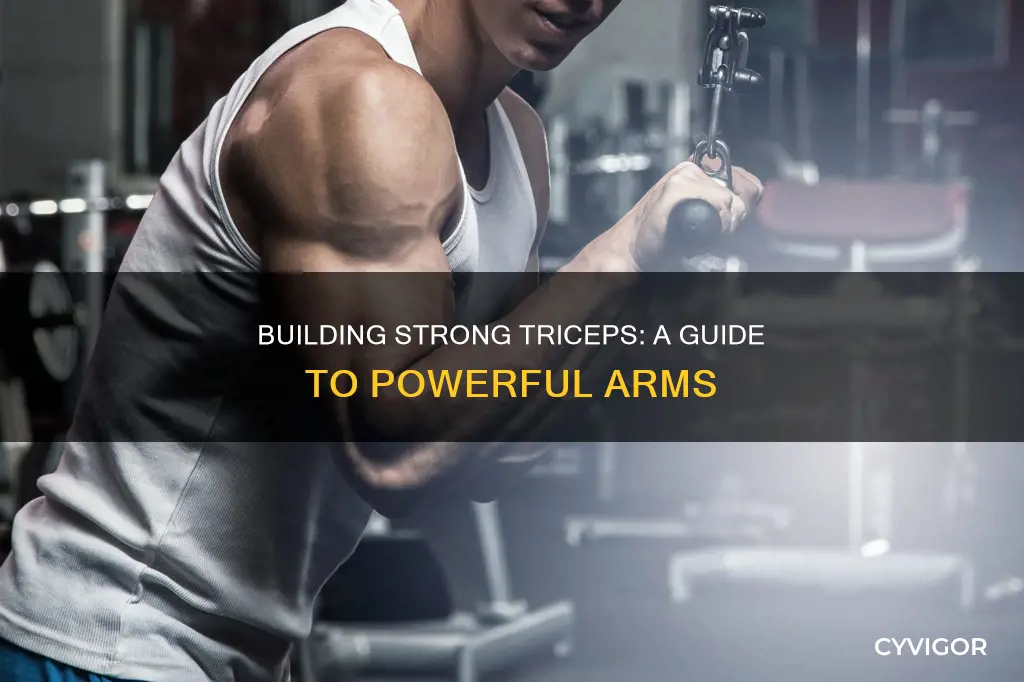 how to improve tricep muscles