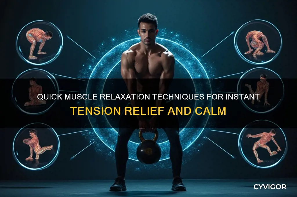 how to instantly relax muscles