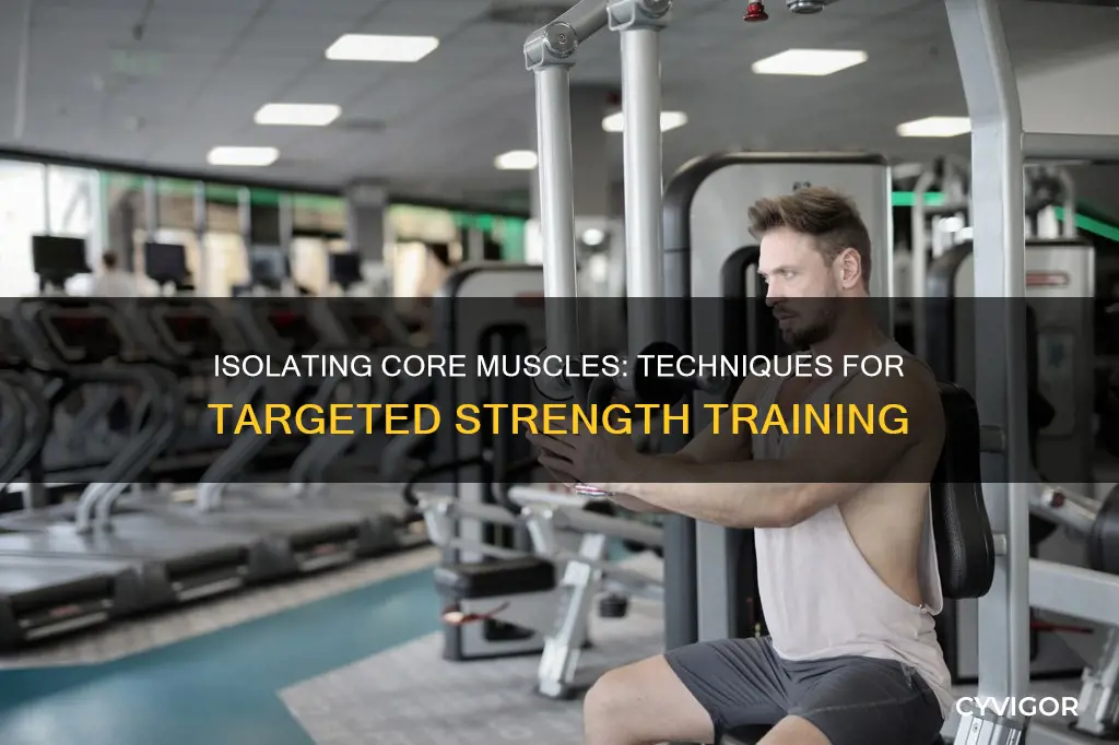 how to isolate core muscles