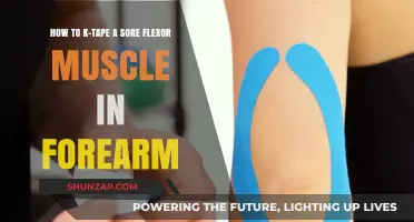 Effective K-Taping Technique for Sore Flexor Muscles in Your Forearm