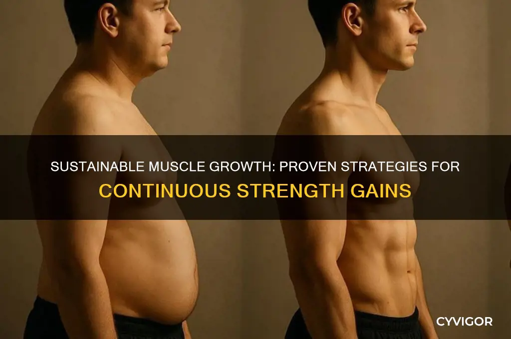 how to keep growing muscle