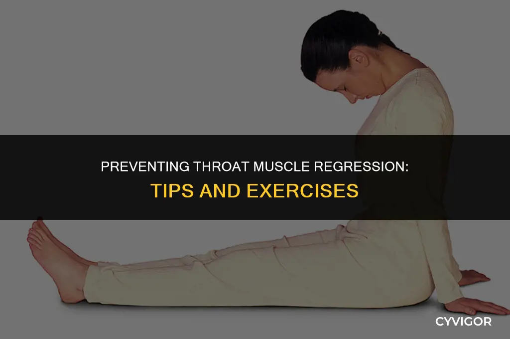 how to keep throat muscles from falling back into throat