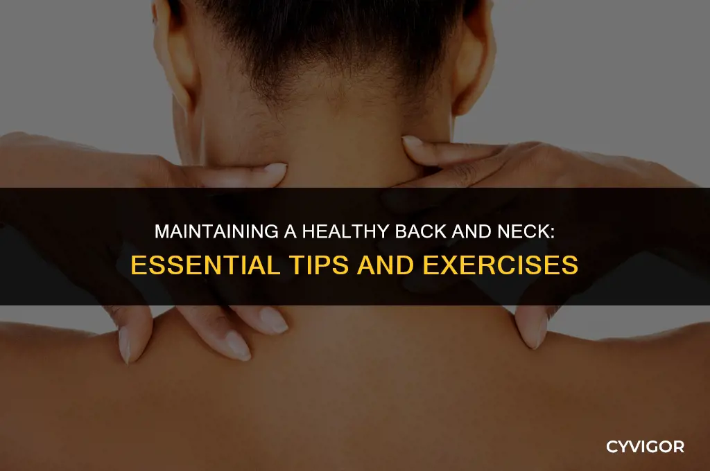 how to keep your back muscles healthy neck