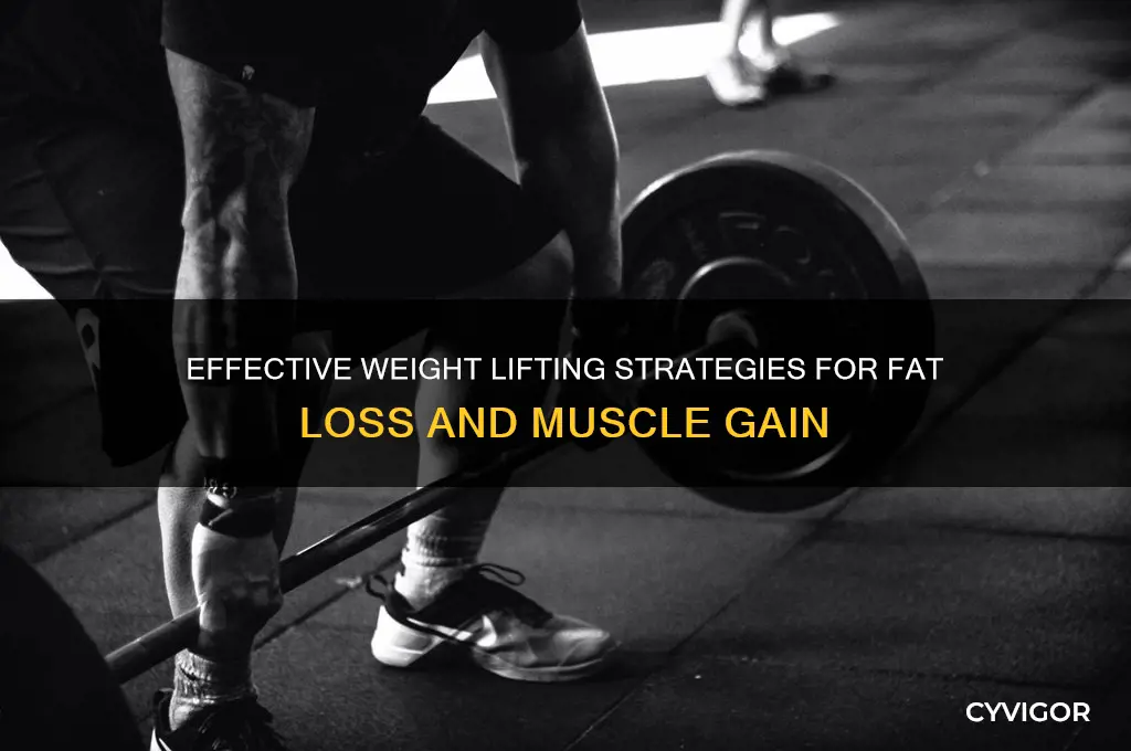 how to lift weights to lose fat and gain muscle