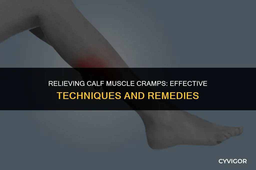how to loosen calf muscle after cramp