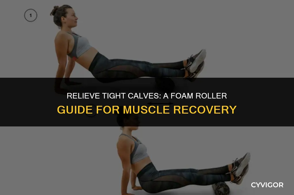 how to loosen calf muscles foam roller