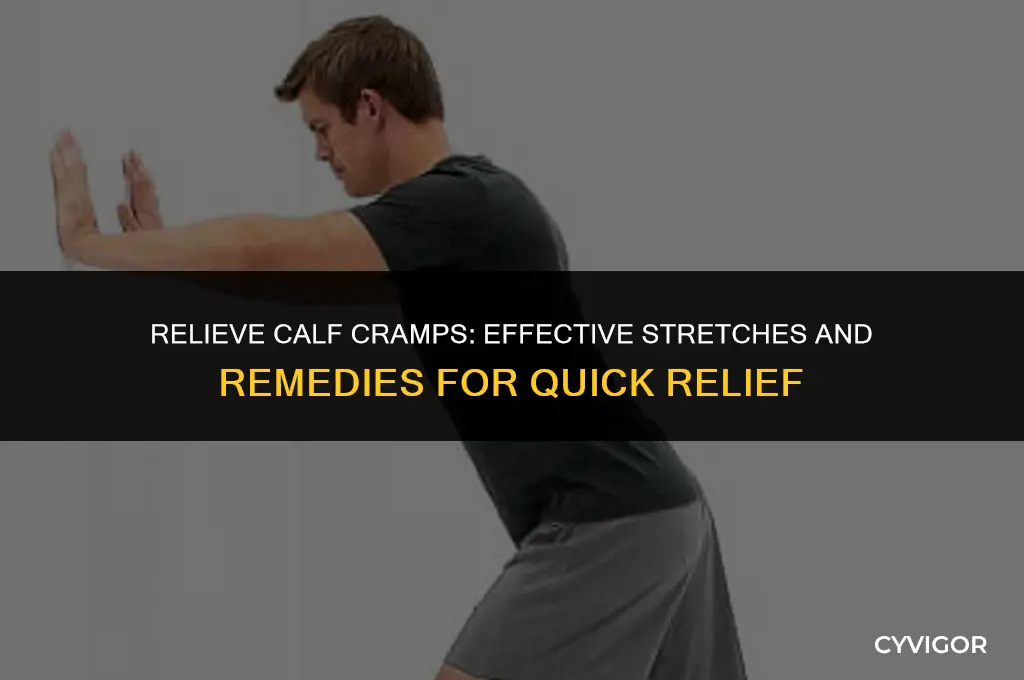 how to loosen up a cramped calf muscle