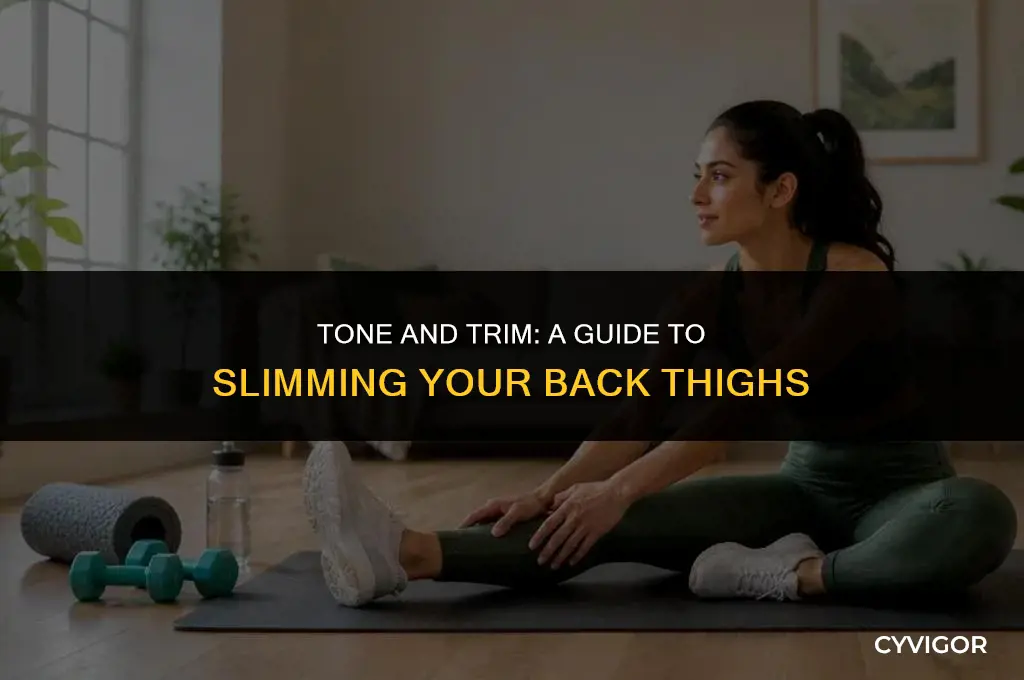 how to lose back thigh muscle