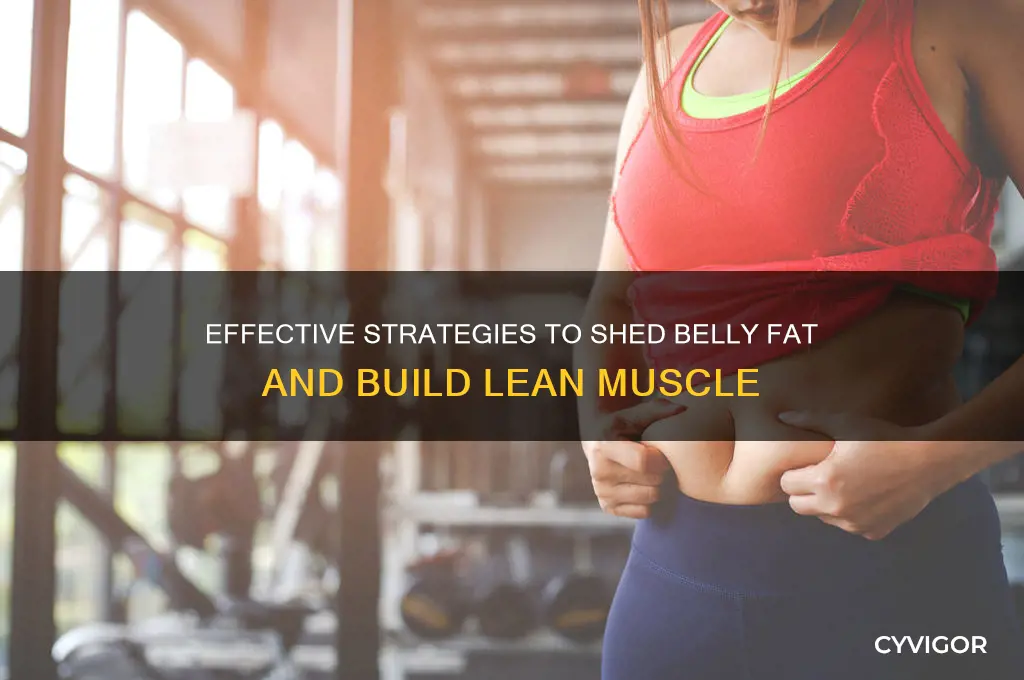 how to lose belly fat and gain lean muscle
