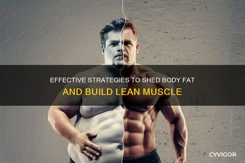 how to lose bf and gain muscle