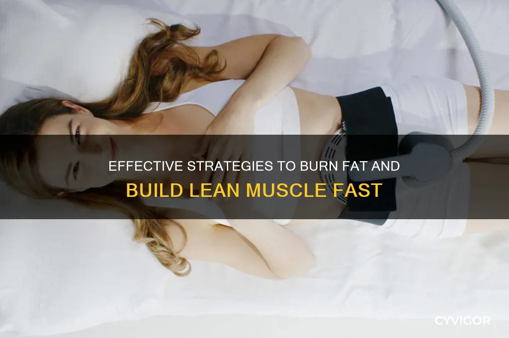 how to lose body fat and gain lean muscle