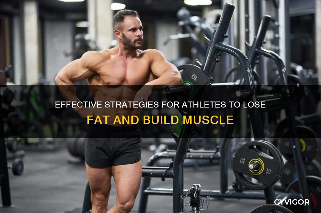 how to lose fat and gain muscle athlete