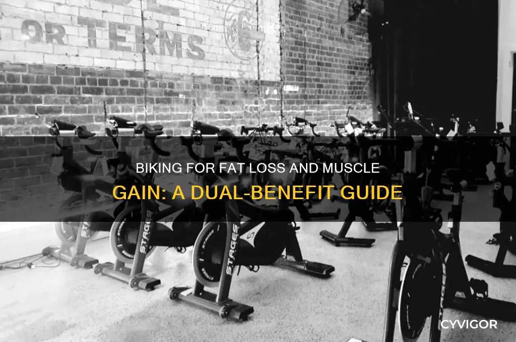 how to lose fat and gain muscle from biking