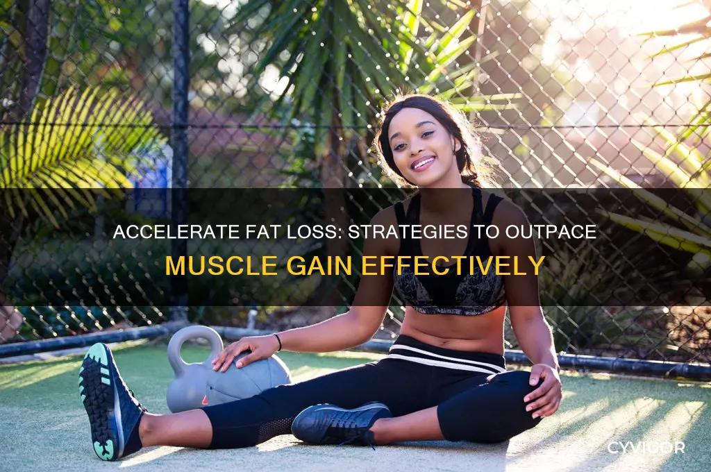 how to lose fat faster than gaining muscle