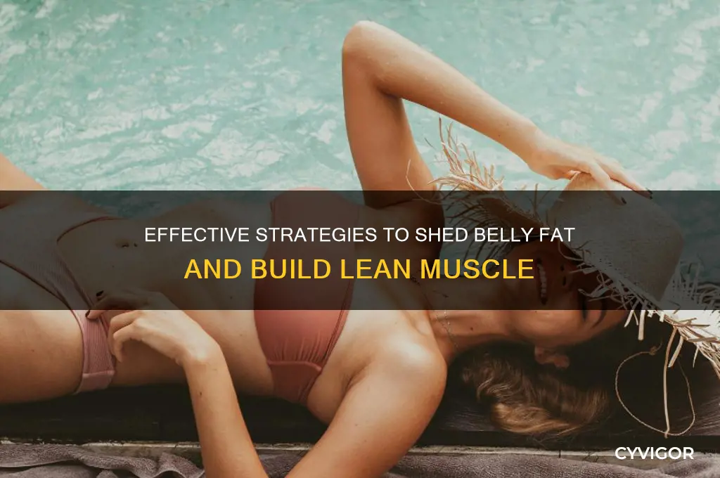 how to lose stomach and gain muscle