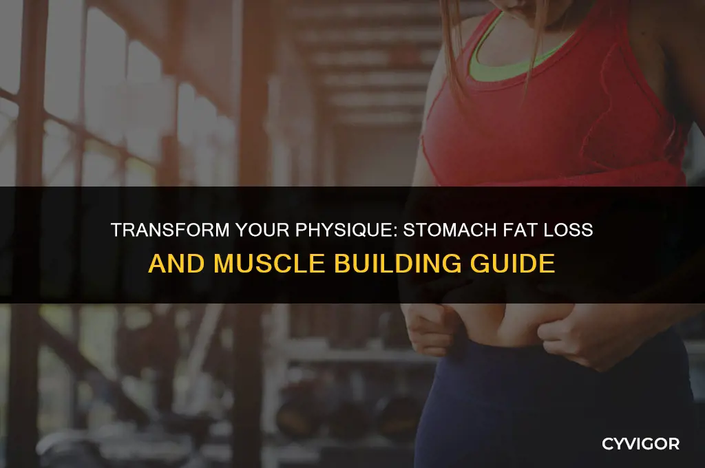 how to lose stomach fat and build muscle