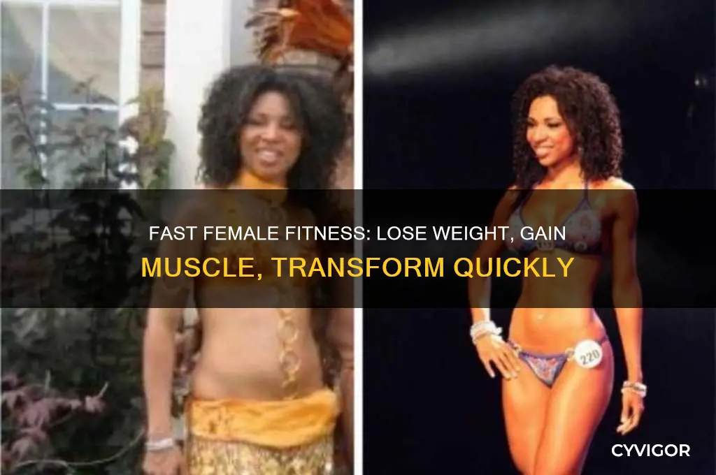 how to lose weight and gain muscle fast female
